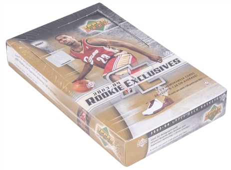 2003-04 Upper Deck Basketball Rookie Exclusives Sealed Hobby Box